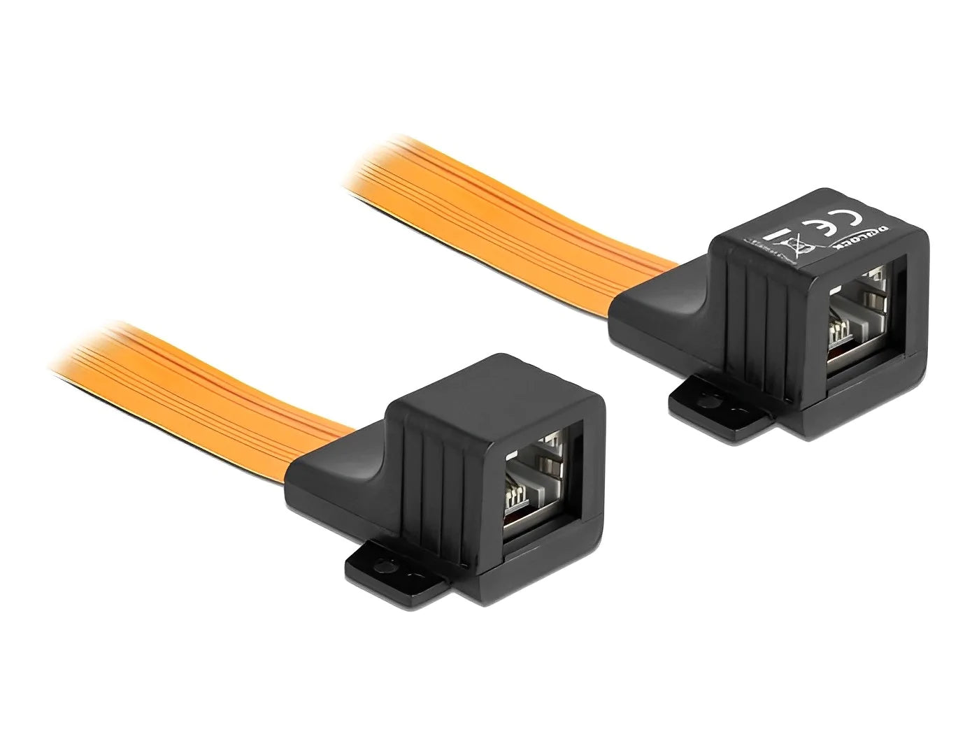 כבל רשת שטוח RJ45 FPC למעבר בחלון סגור - delock.israel