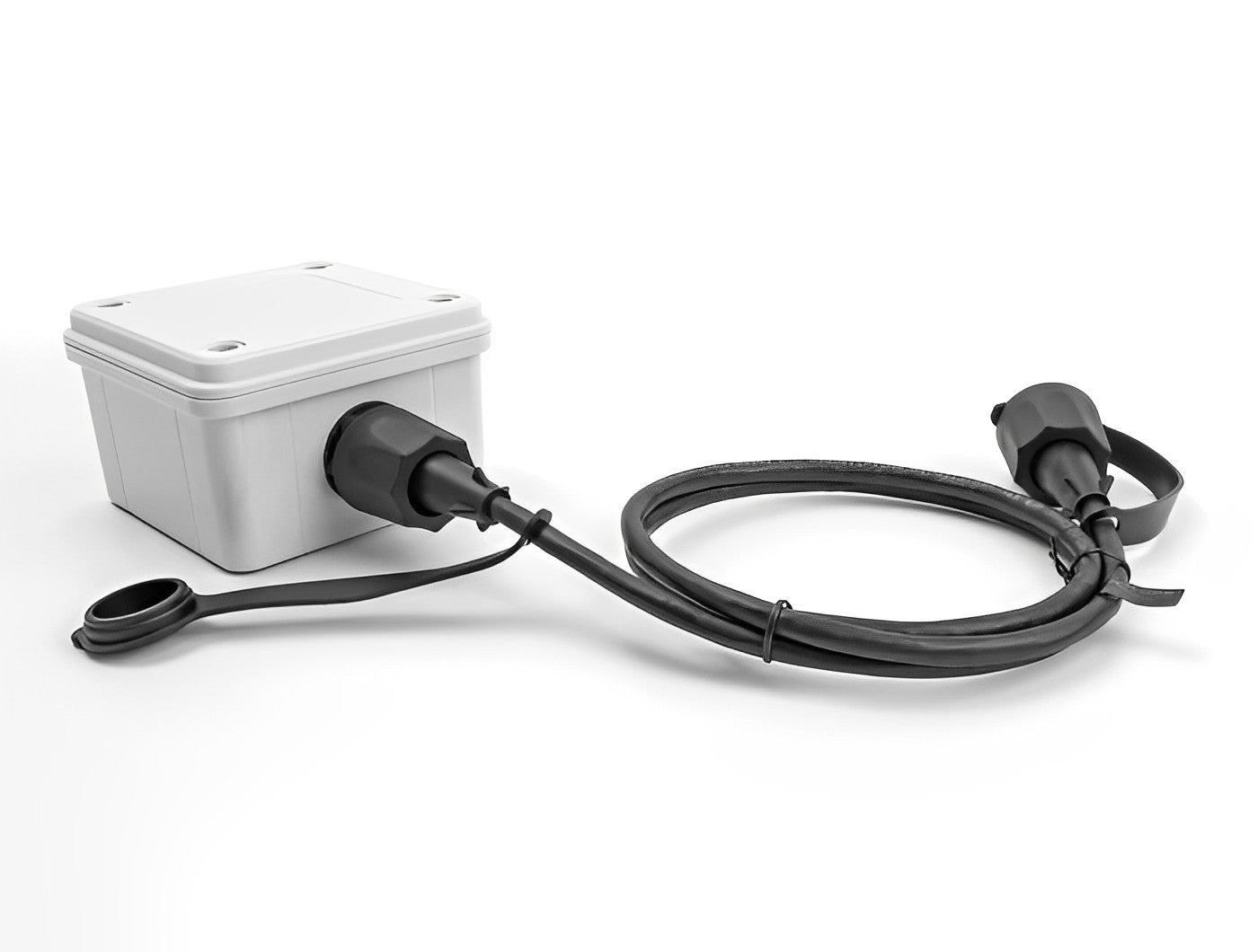כבל רשת מסוכך RJ45 Cat.6 ז/ז עם מכסה אטום נגד מים IP68 - delock.israel