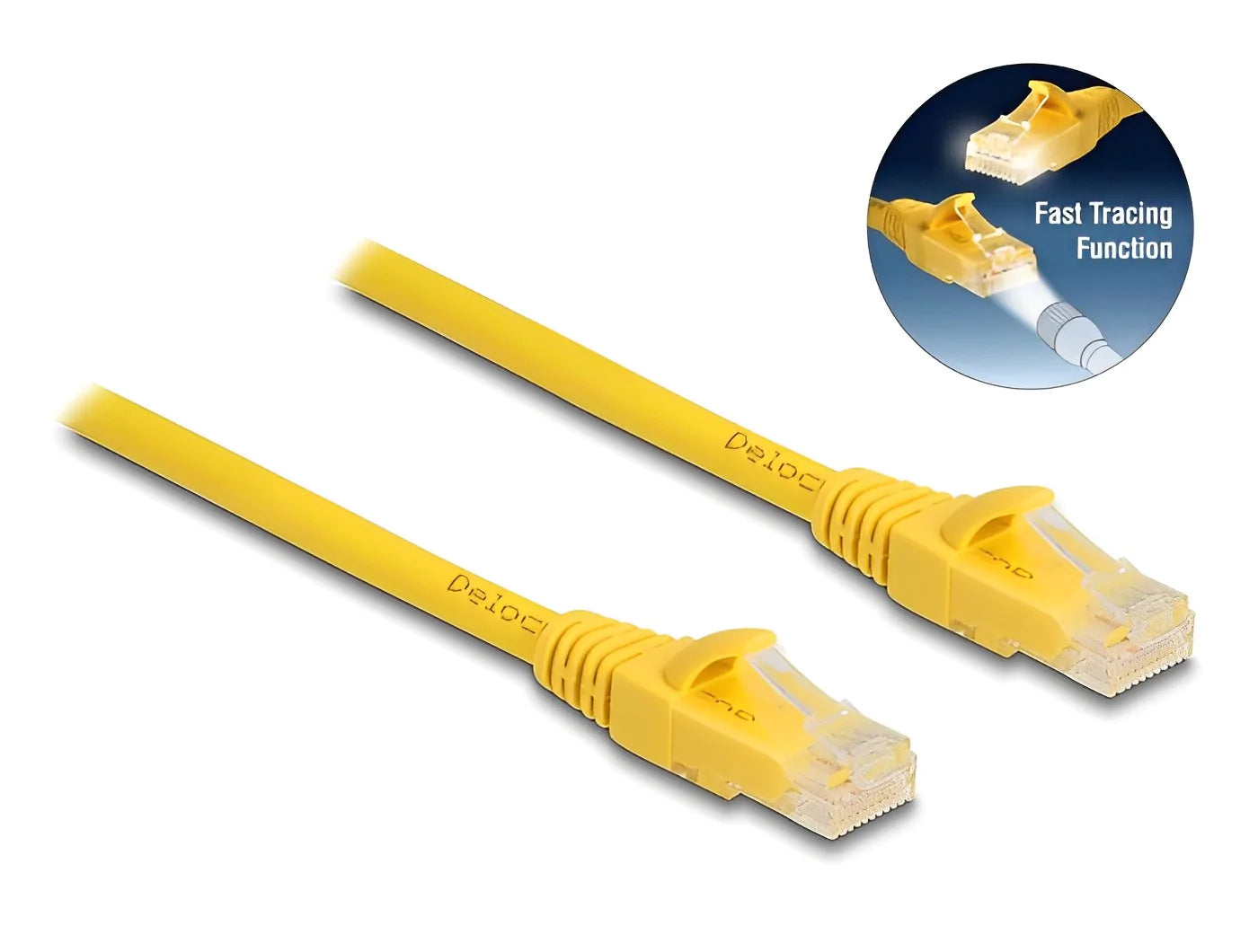 כבל רשת לא מסוכך RJ45 Cat.6A Fast Tracing ז/ז - delock.israel