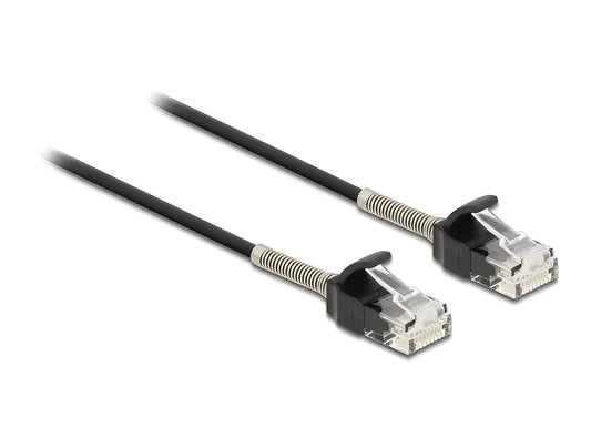 כבל רשת לא מסוכך RJ45 Cat.6A ז/ז מוגן מפני כיפוף - delock.israel