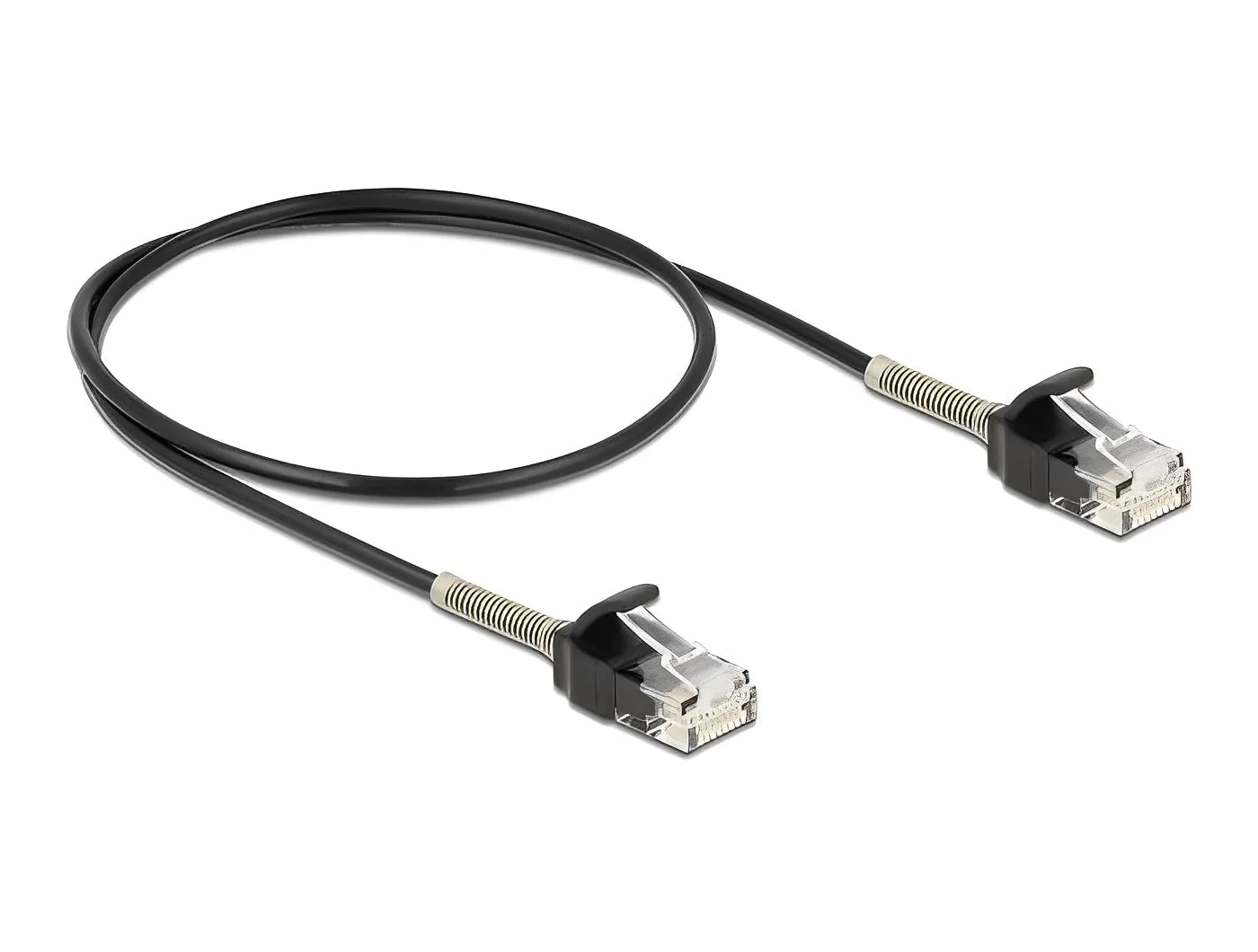 כבל רשת לא מסוכך RJ45 Cat.6A ז/ז מוגן מפני כיפוף - delock.israel