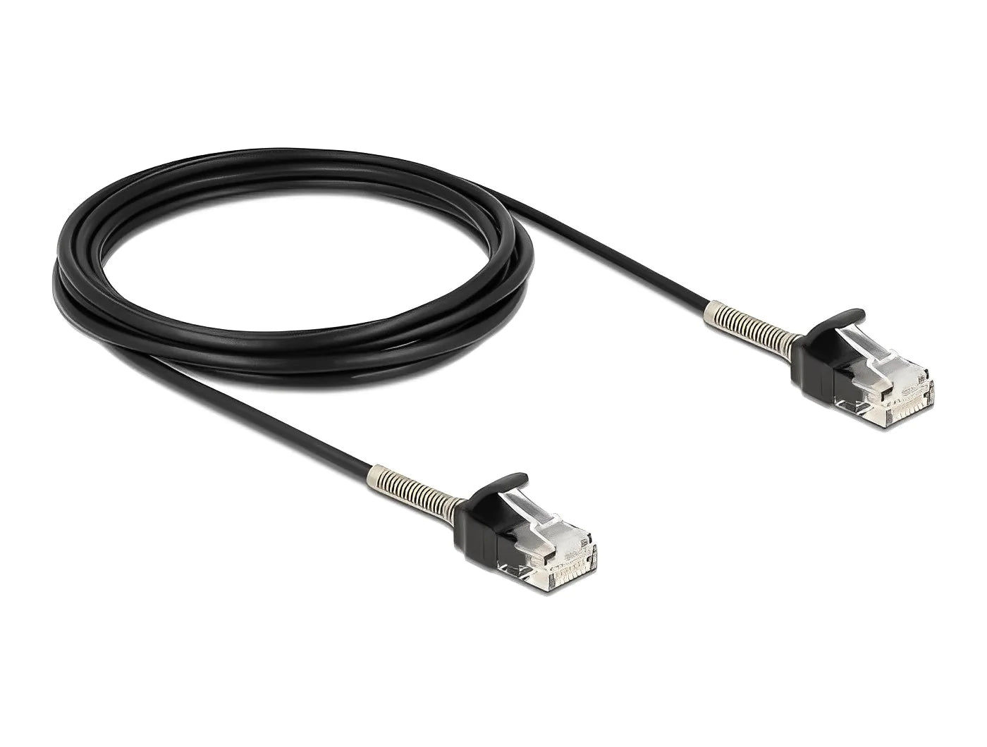 כבל רשת לא מסוכך RJ45 Cat.6A ז/ז מוגן מפני כיפוף - delock.israel