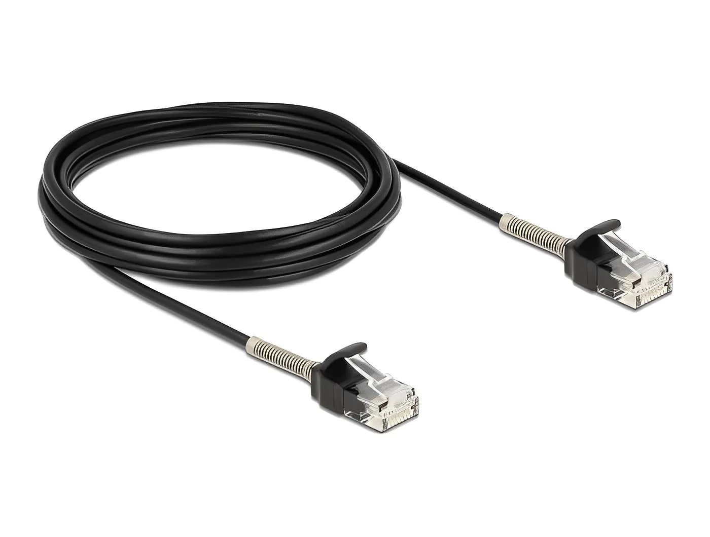 כבל רשת לא מסוכך RJ45 Cat.6A ז/ז מוגן מפני כיפוף - delock.israel
