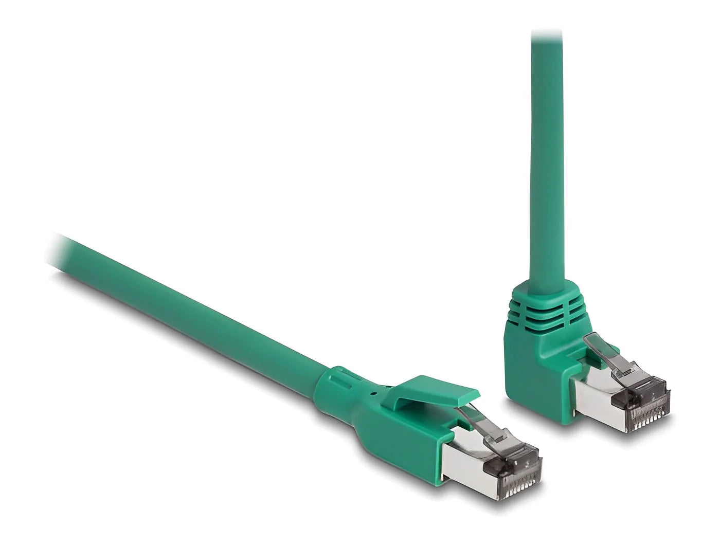 כבל רשת RJ45 Cat.6 PROFINET ז/ז צד אחד בזווית 90° למעלה - delock.israel