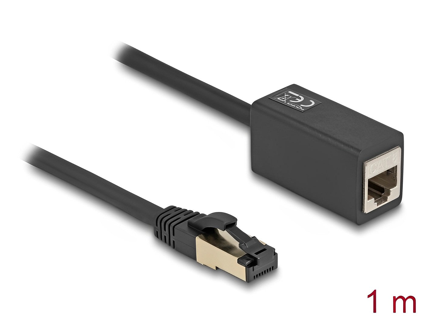 כבל רשת מאריך מסוכך RJ45 Cat.8.1 ז/נ - delock.israel