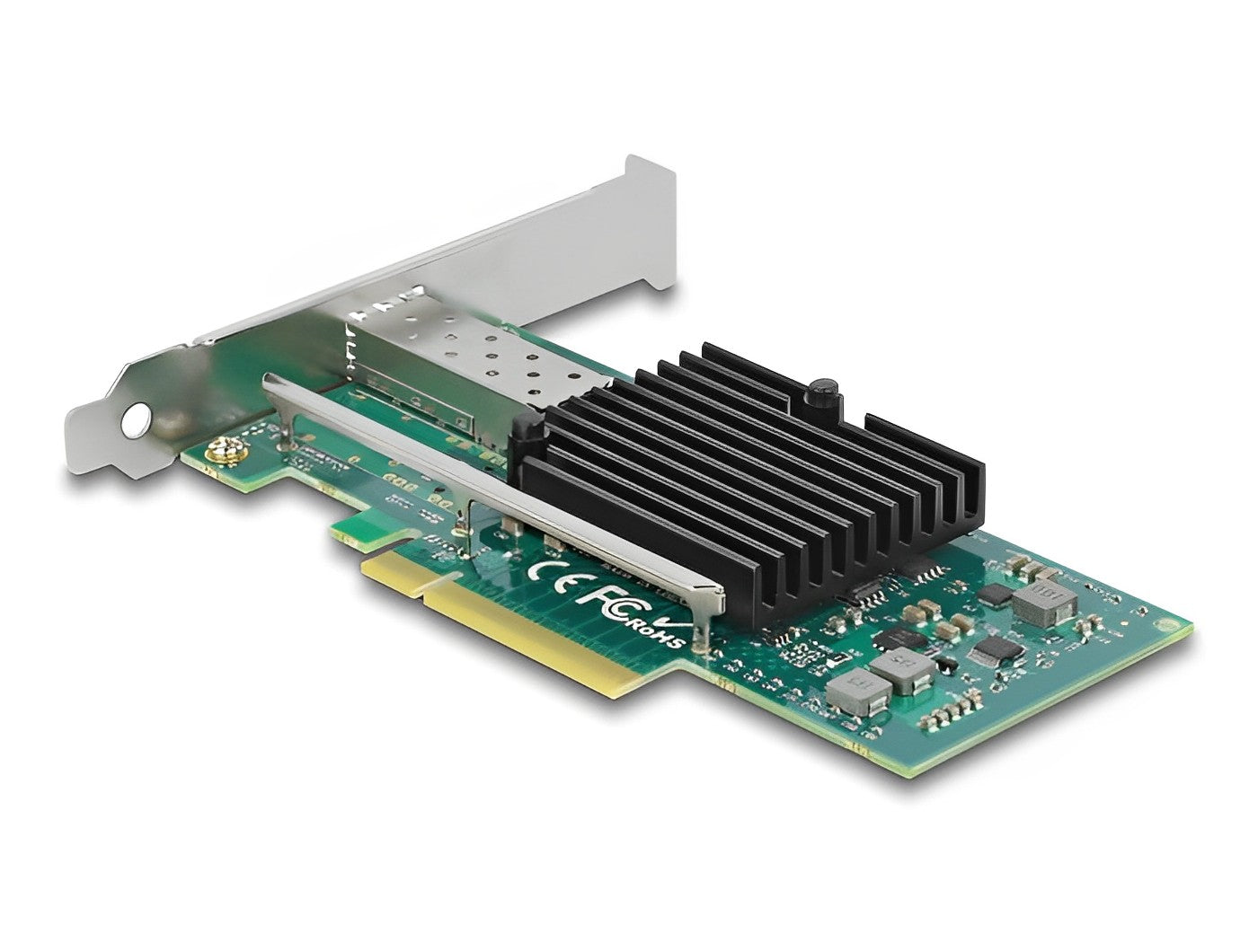 כרטיס רשת קווי SFP+ 10 Gigabit Low profile צ'יפ אינטל i82599 - delock.israel