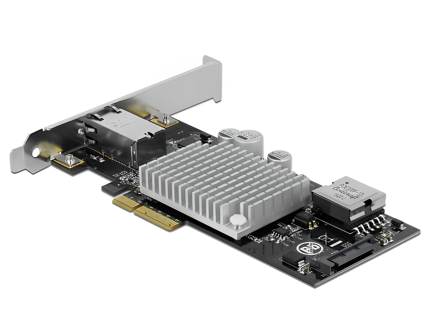 כרטיס רשת קווי +RJ45 10 Gigabit PoE צ'יפ AQC107 - delock.israel