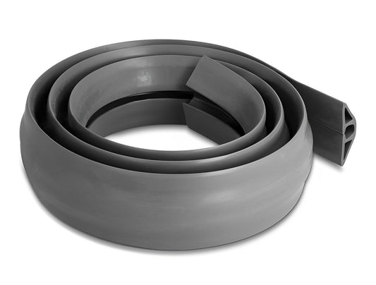 תעלת דריכה לכבלים גמישה PVC עם פס דבק - delock.israel