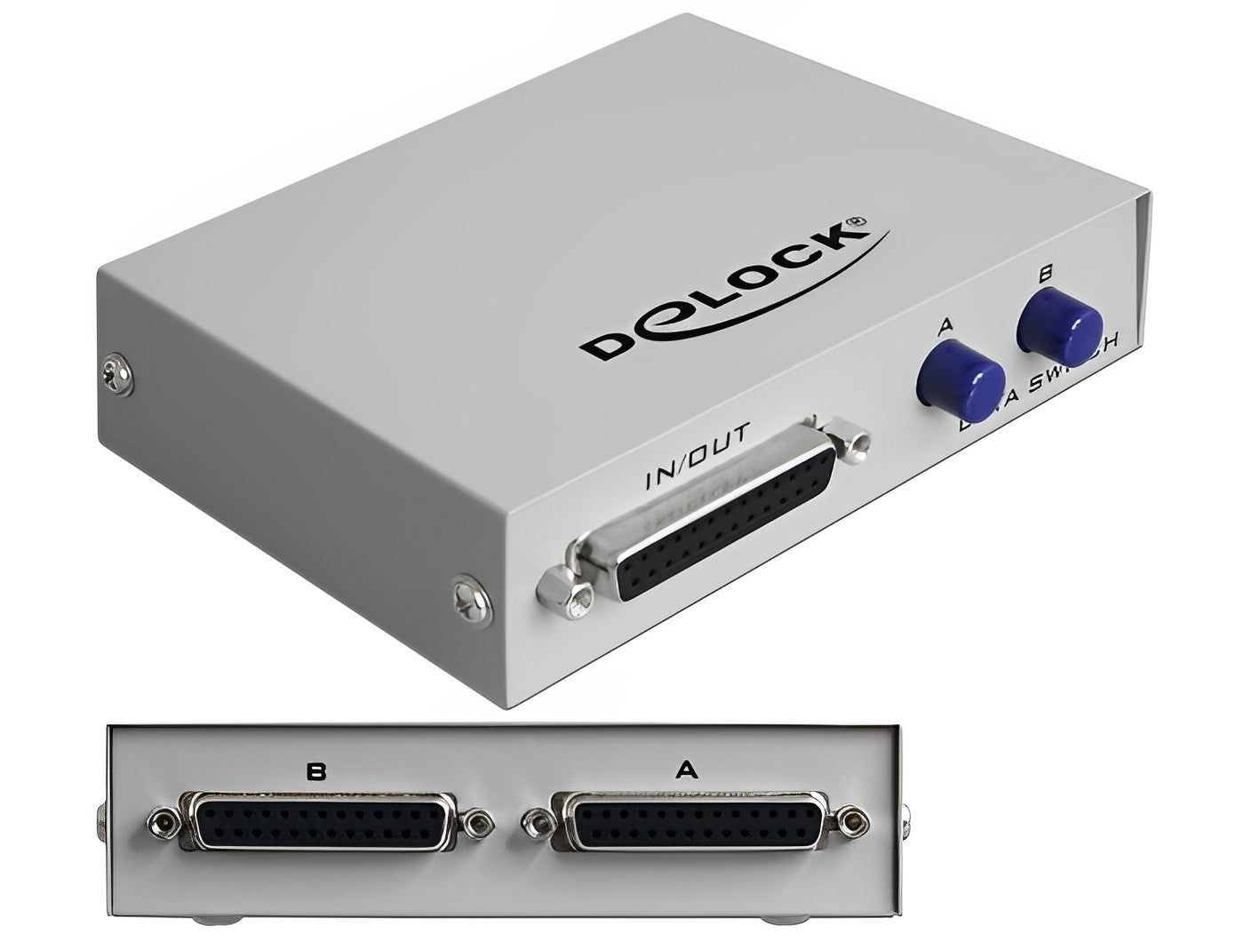 מיתוג מכני Parallel DB25 דו - כיווני עם 2 יציאות 25 פין - delock.israel