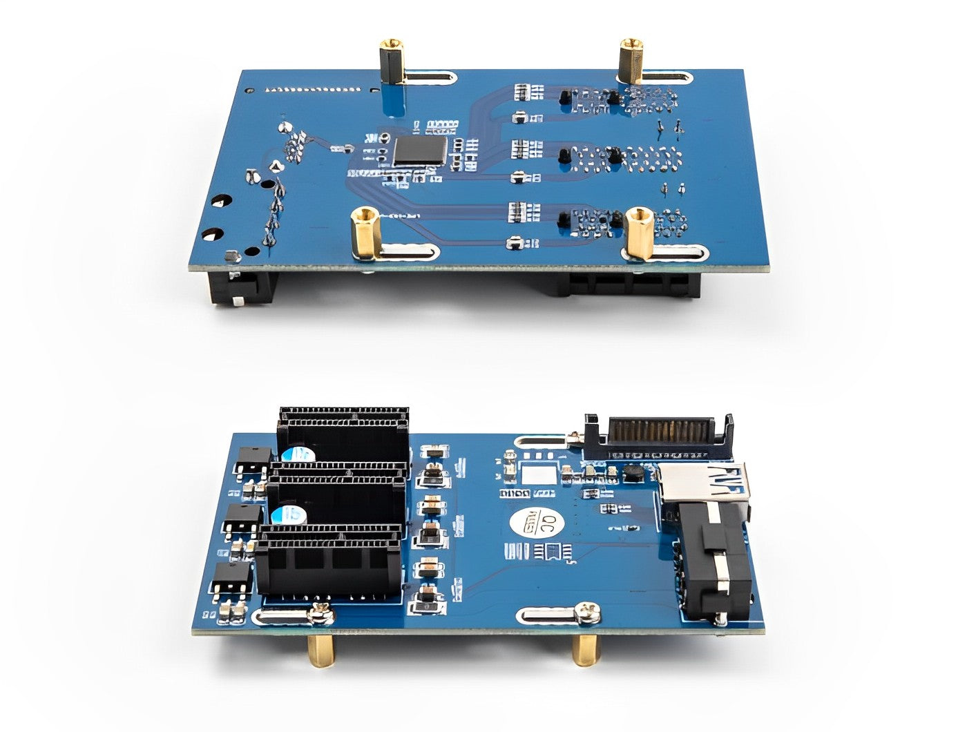 כרטיס הרחבה רייזר מסלוט PCIe x1 ל- 3 סלוטים PCIe x1 על כבל USB אורך 50 ס"מ - delock.israel
