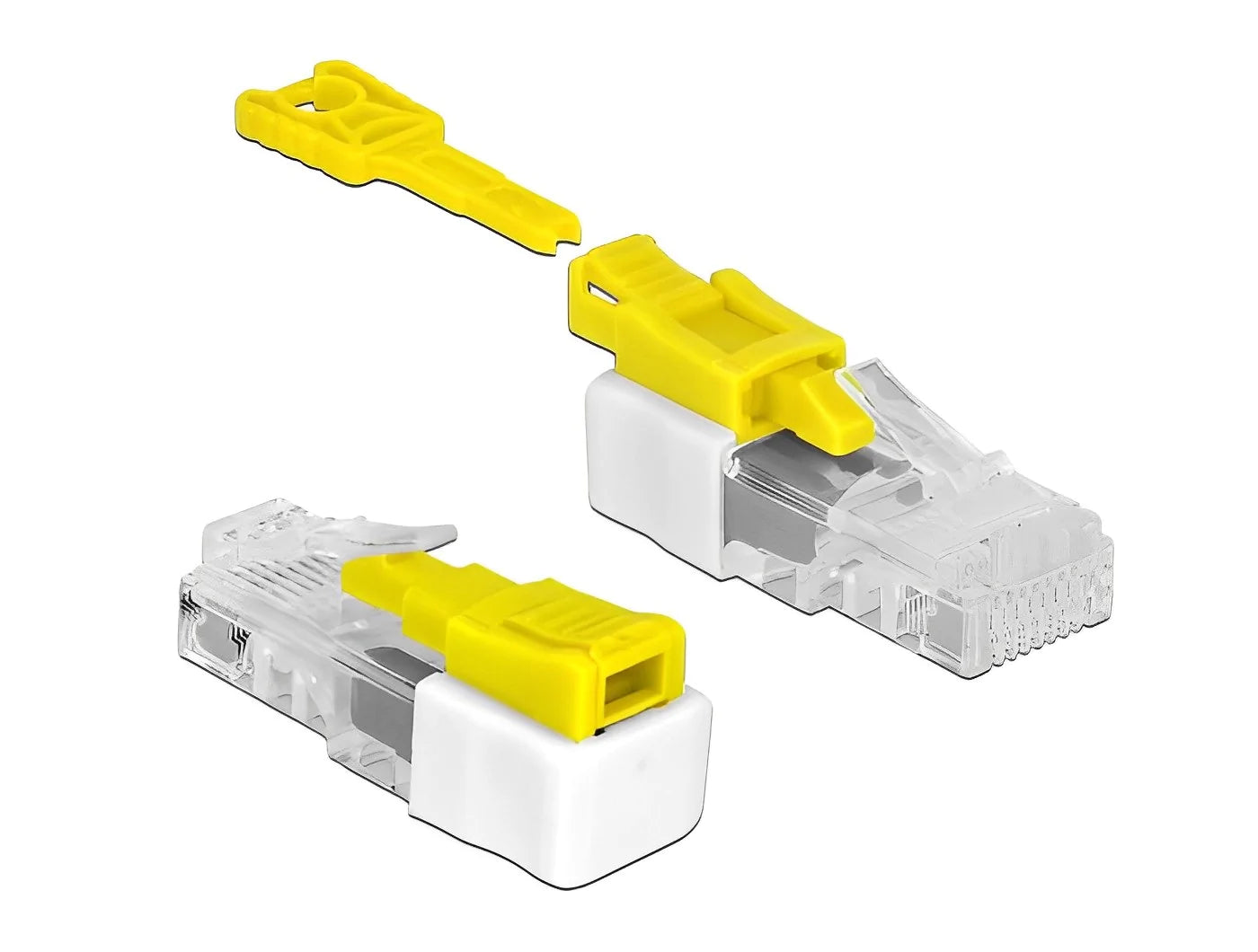 חוסם ונועל שקע RJ45 סט 5 יח - delock.israel