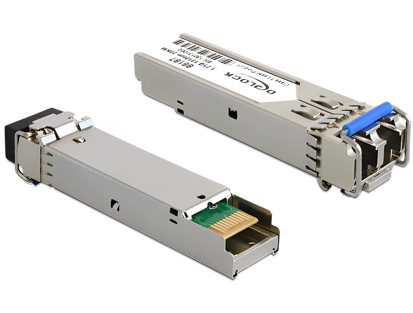 טרנסיבר ג'יביק SFP לכבל אופטי LC Duplex SM תומך 1 גיגה - delock.israel