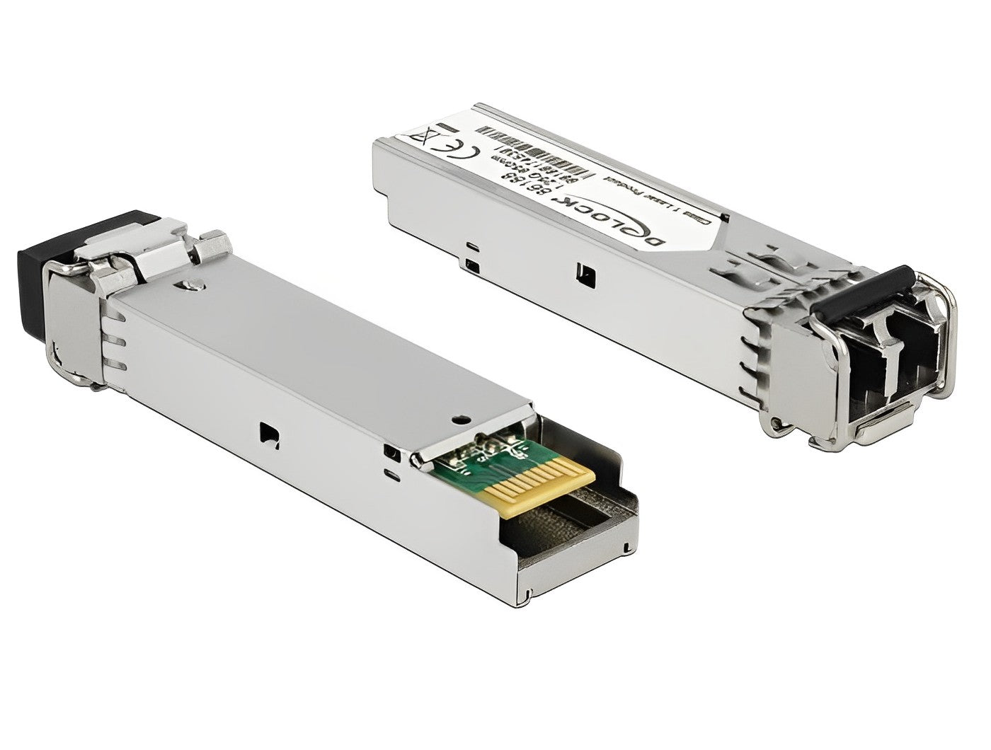 טרנסיבר ג'יביק SFP לכבל אופטי LC Duplex MM תומך 1 גיגה DDM Interface - delock.israel