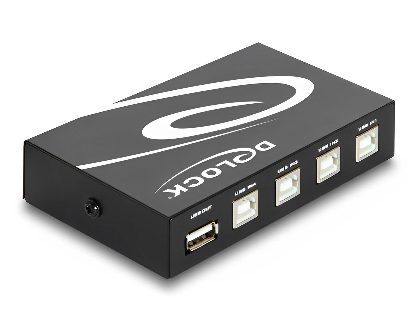 מיתוג מכני USB 2.0 עם 4 יציאות USB-B - delock.israel