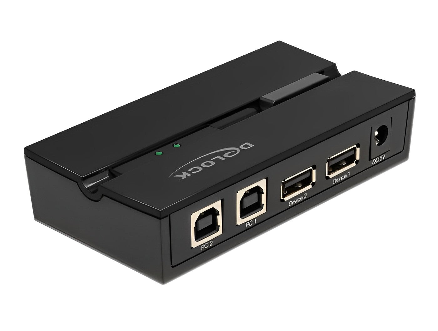 מיתוג USB 2.0 מגנטי 2 מחשבים עד 2 מכשירים - delock.israel