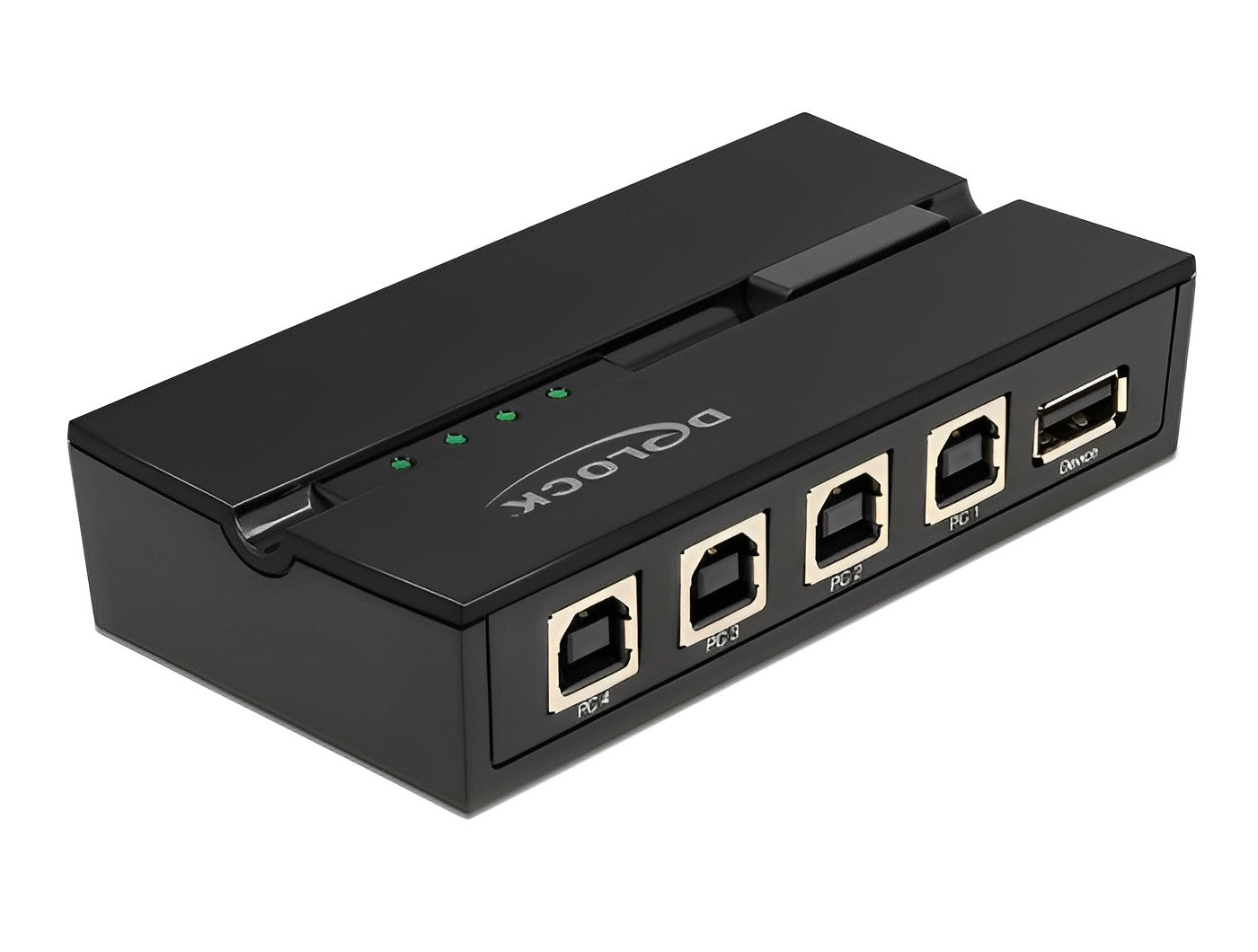 מיתוג USB 2.0 מגנטי 4 מחשבים למכשיר אחד - delock.israel