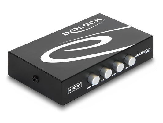 מיתוג מכני USB 2.0 עם 4 יציאות USB-B - delock.israel