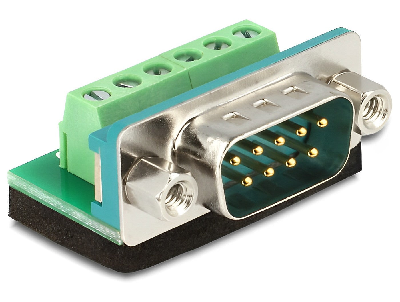 טרמינל בלוק בחיבור הברגה לתקע D-Sub 9 pin - delock.israel