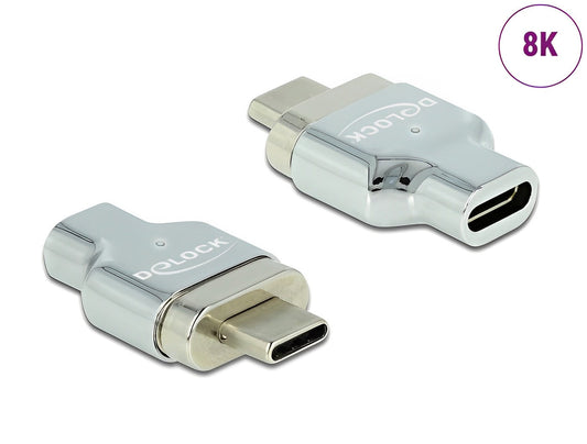 מתאם מגנטי Thunderbolt™ 3 / USB-C ז/נ תומך 8K - delock.israel