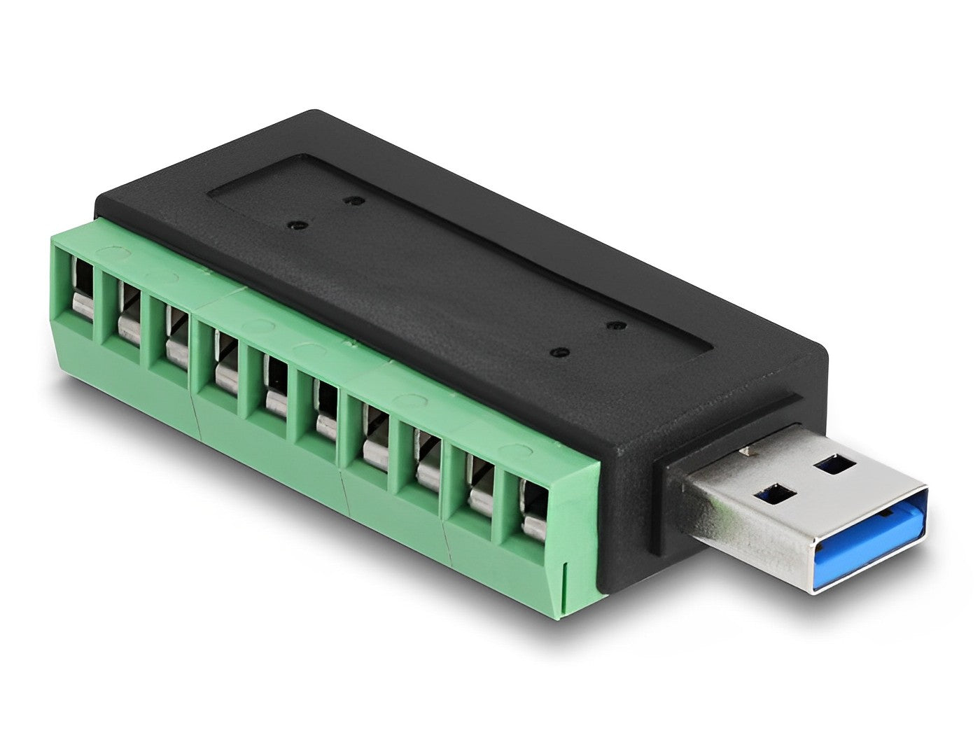 מתאם טרמינל בלוק בהברגה לתקע USB-A 3.2 Gen 1 - delock.israel