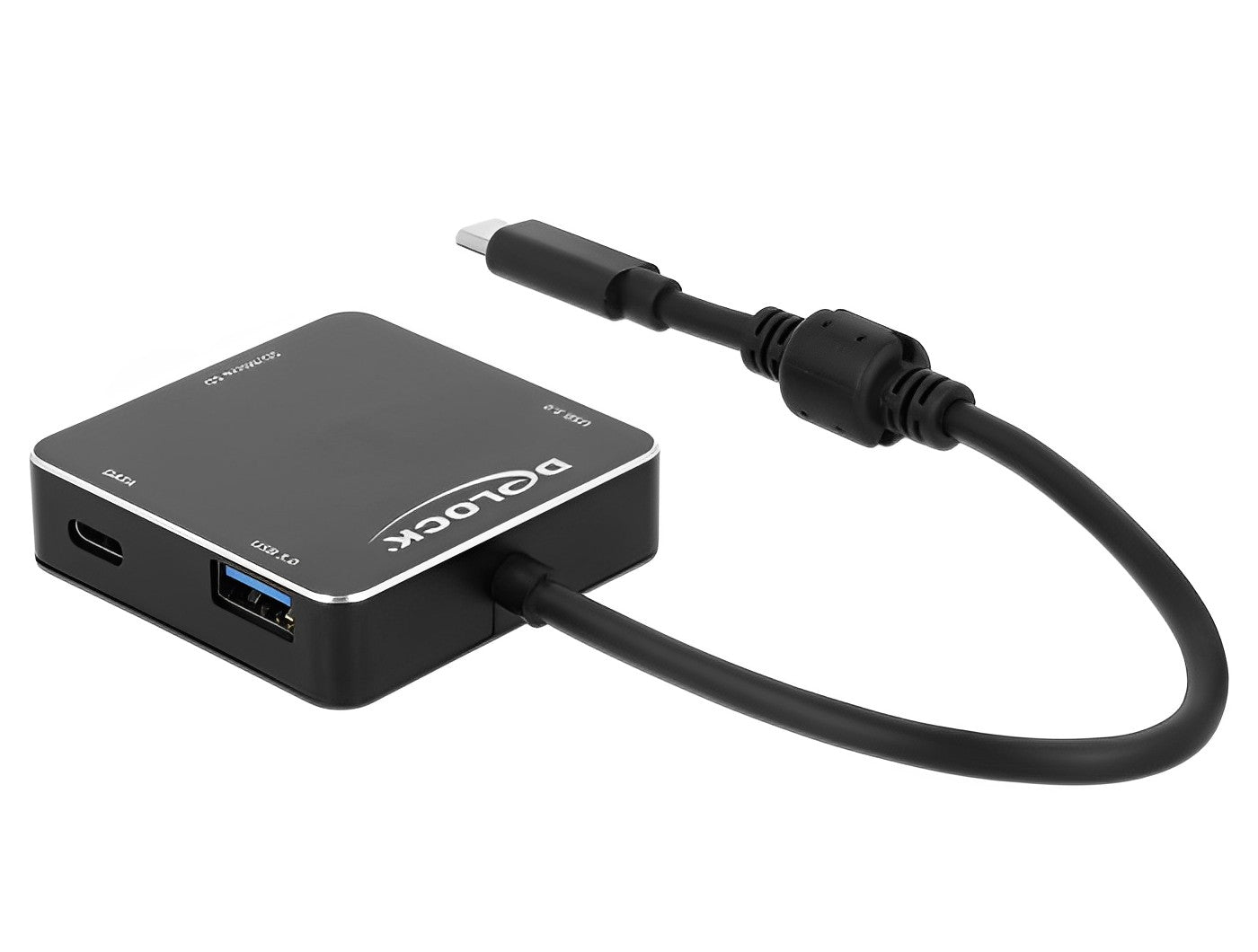 מפצל USB-C 3.1 Gen 1 5Gbps עם 3 פורט USB-A/C וקורא כרטיסים - delock.israel