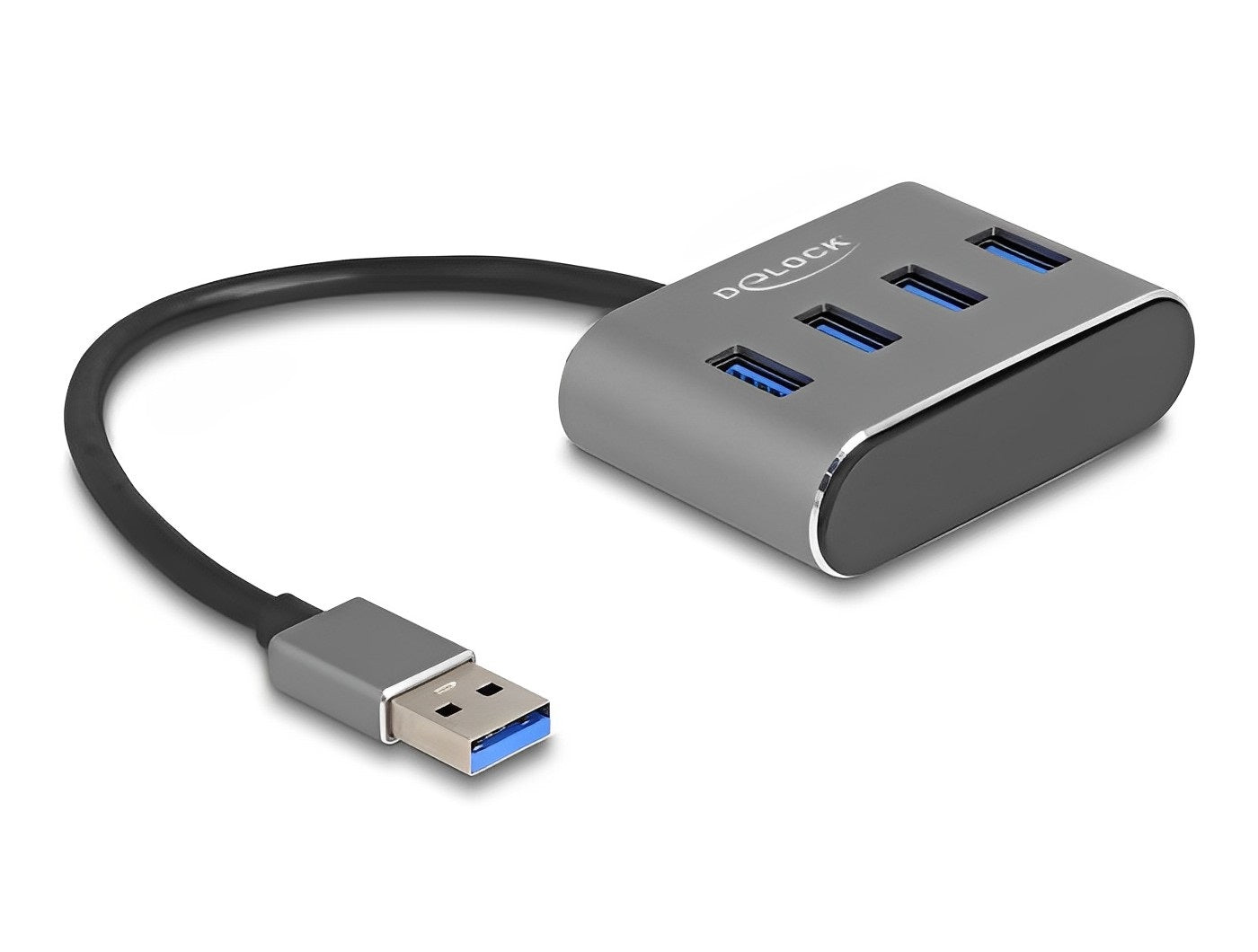 מפצל USB 3.2 Gen 1 5Gbps עם 4 יציאות USB-A - delock.israel