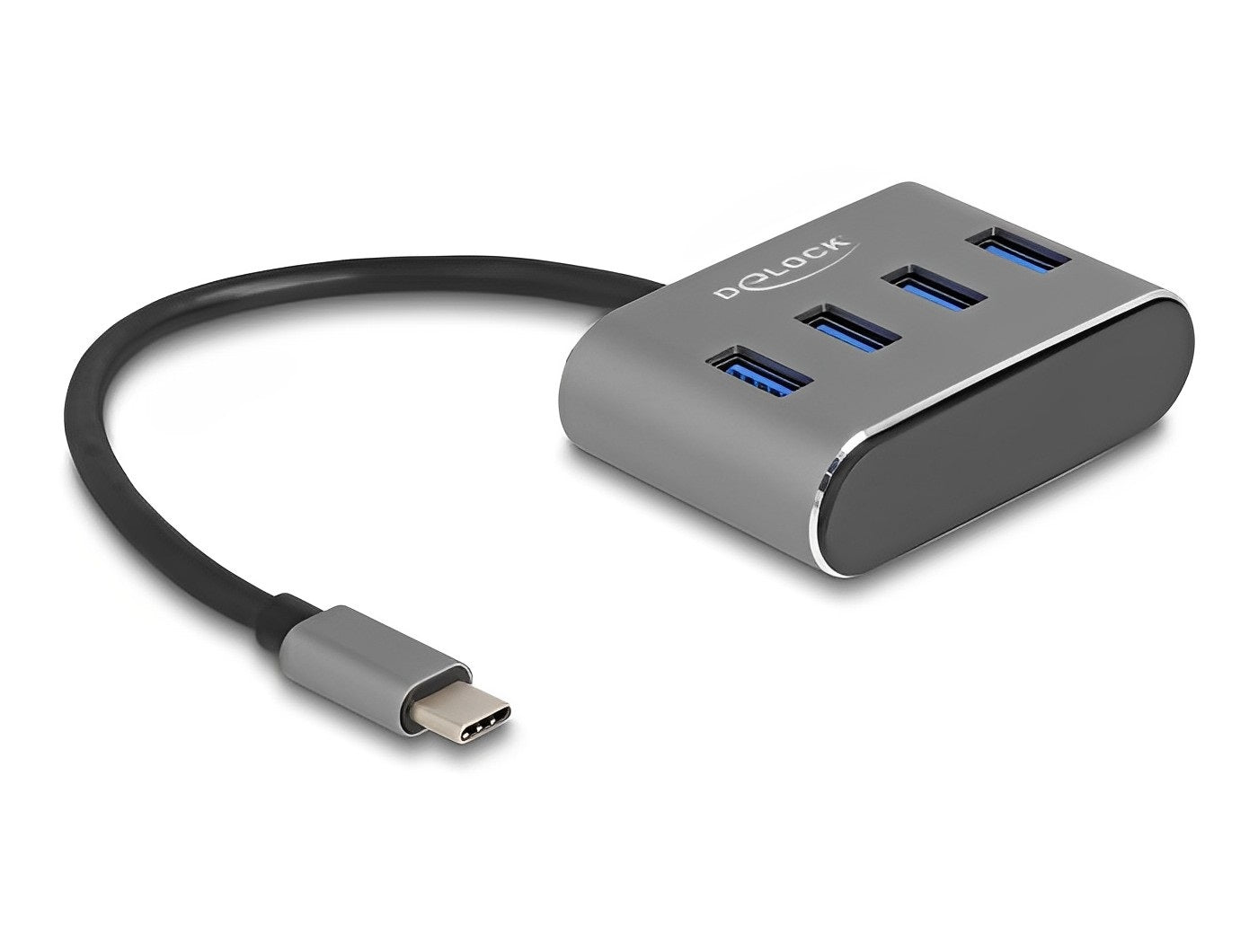 מפצל USB-C 3.2 Gen 1 5Gbps עם 4 יציאות USB-A - delock.israel