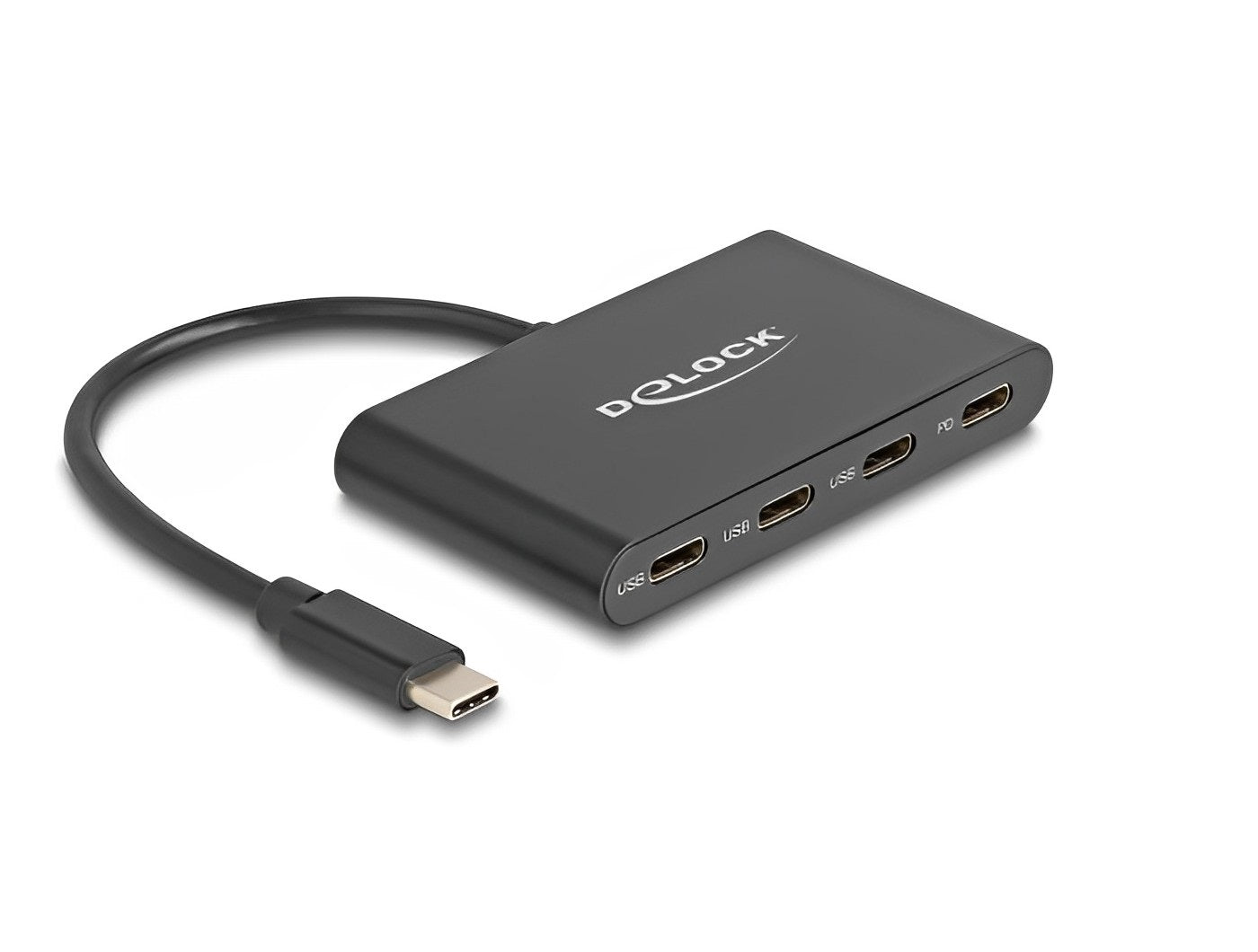מפצל USB-C 3.2 Gen 1 5Gbps PD 100Watt עם 3 יציאות USB-C - delock.israel