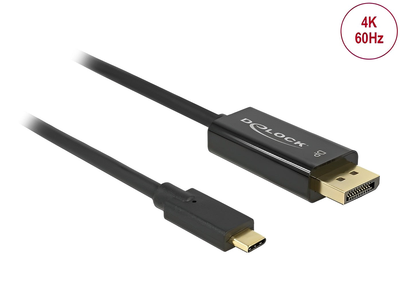 כבל תצוגה תקע USB-C לתקע DisplayPort 4K תומך 60 הרץ - delock.israel