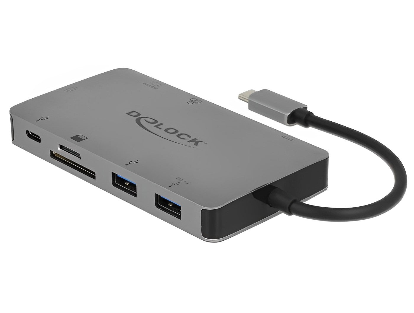תחנת עגינה USB-C למחשב נייד עם חיבור למסכך HDMI 4K - delock.israel