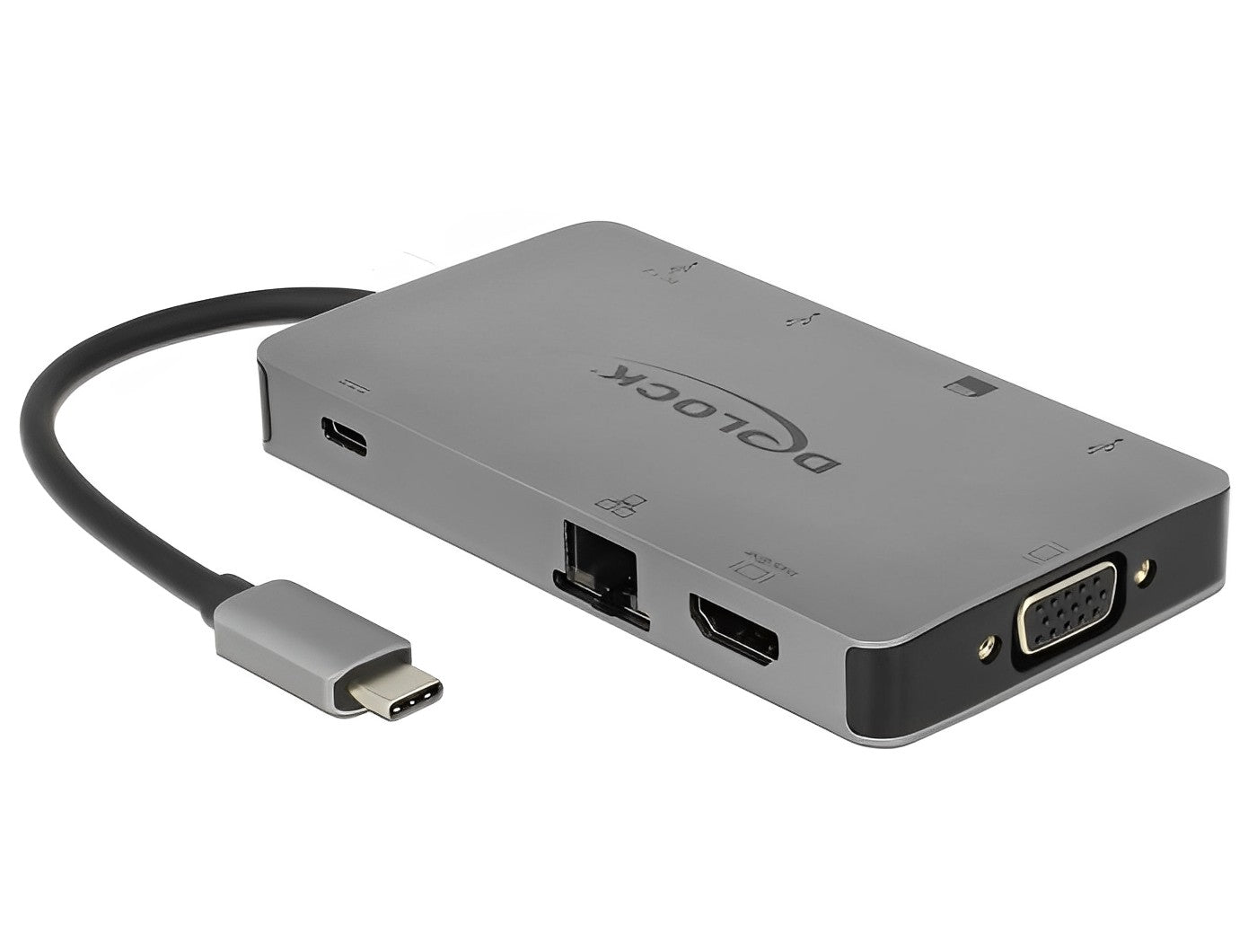תחנת עגינה USB-C למחשב נייד עם חיבור למסכך HDMI 4K - delock.israel