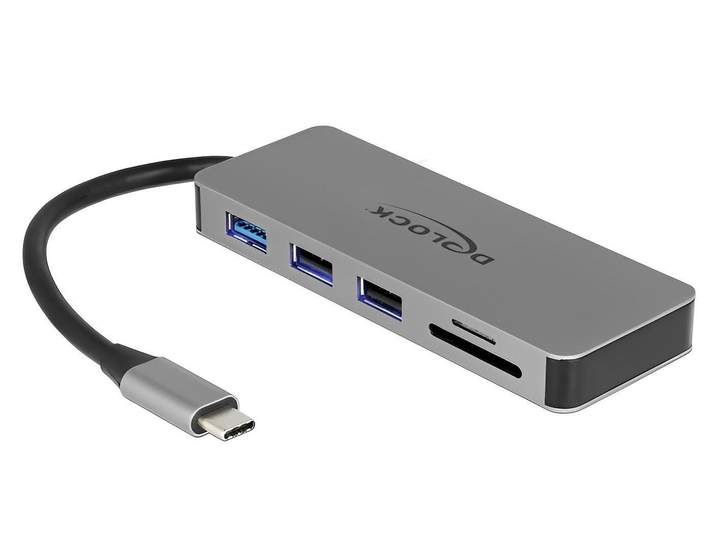 תחנת עגינה USB-C LED illumination למחשב נייד עם חיבור למסכך HDMI 4K - delock.israel