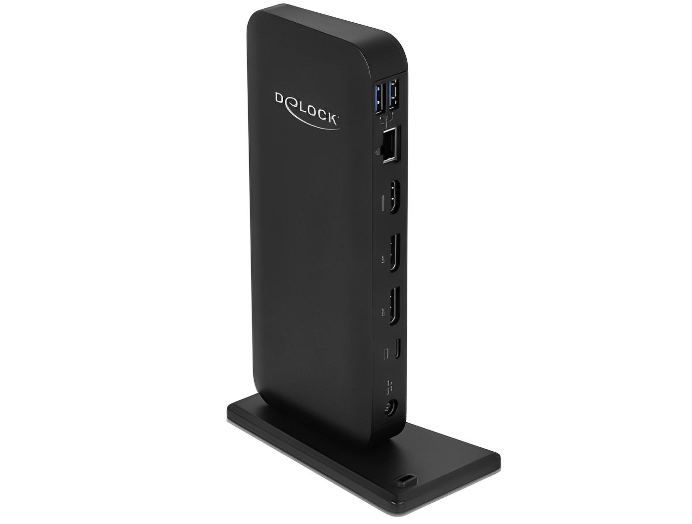 תחנת עגינה USB-C DP 1.4 למחשב נייד עם חיבור ל- 3 מסכים HDMI / DP 4K בו זמנית - delock.israel