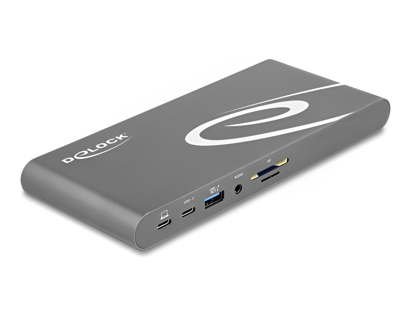 תחנת עגינה USB-C DP 1.4 למחשב נייד עם חיבור ל- 3 מסכים HDMI / DP 4K בו זמנית - delock.israel