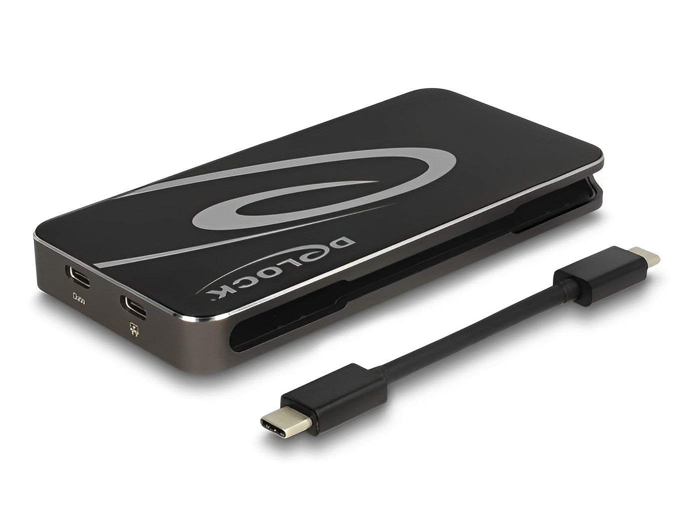 תחנת עגינה USB-C למחשב נייד עם חיבור ל- 3 מסכים VGA / HDMI / DP 4K בו זמנית - delock.israel