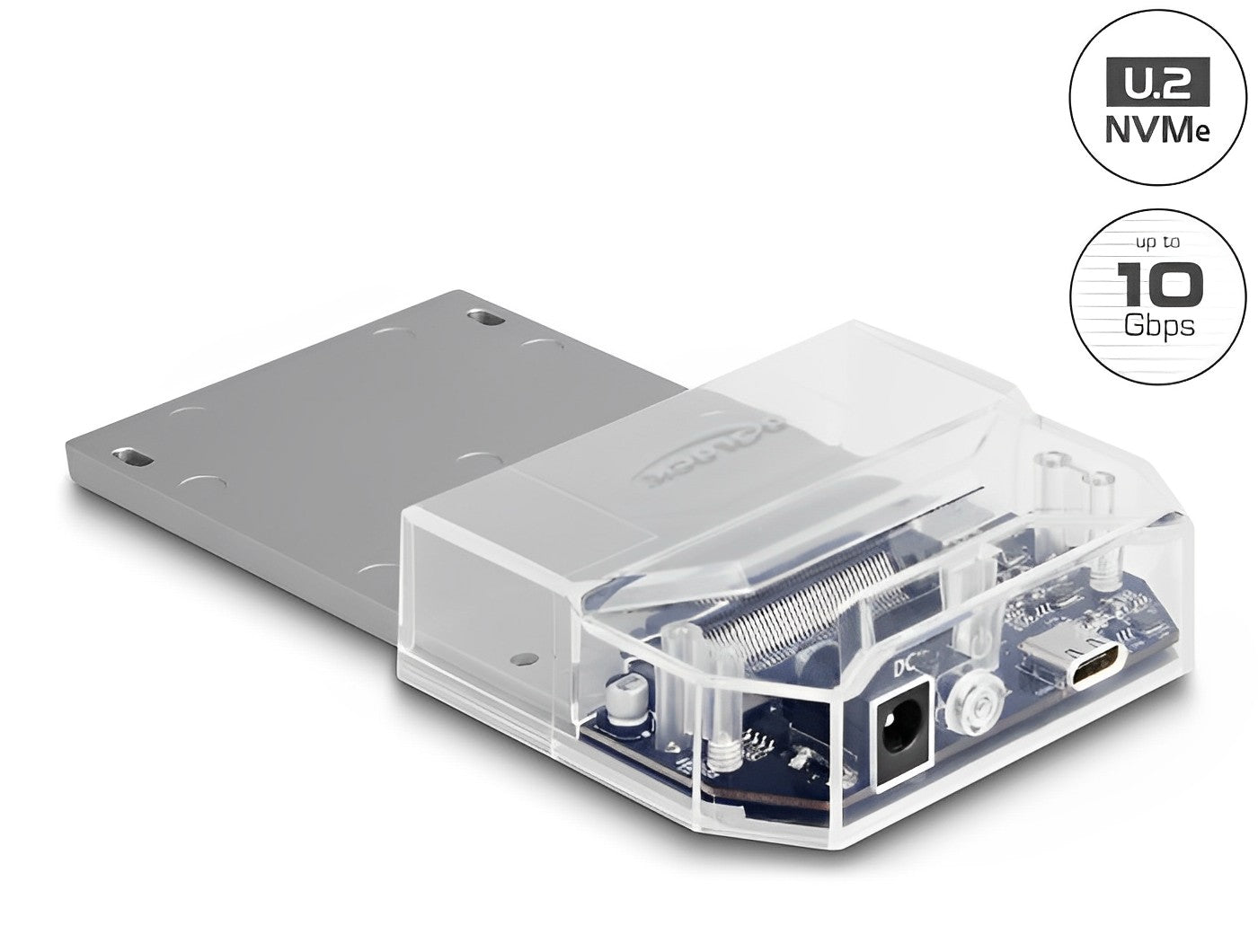 תחנת עגינה USB-C 3.2 Gen 2 עבור כונן U.2 SSD - delock.israel