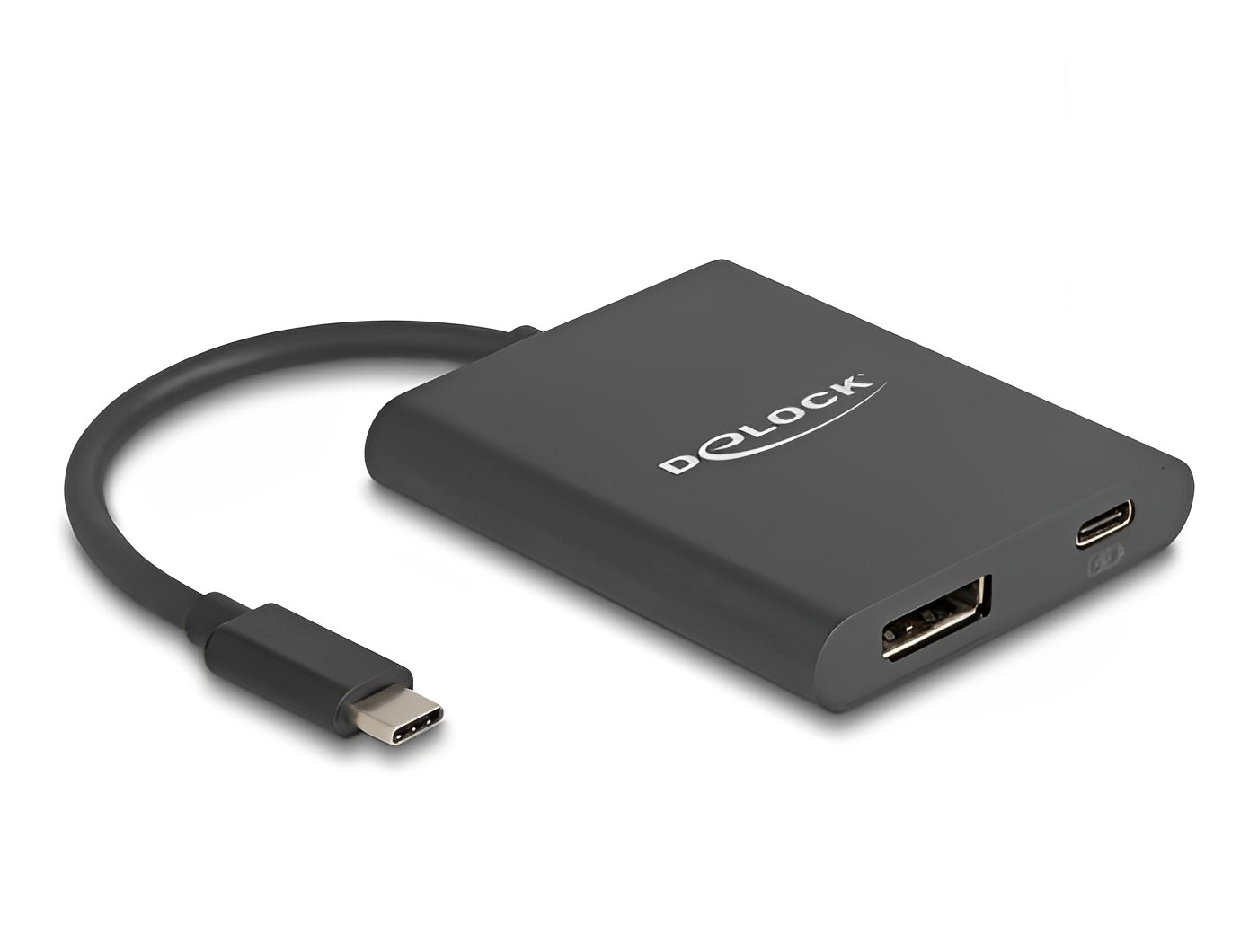 מתאם תצוגה USB-C לחיבור מסך DisplayPort 8K HDR תומך PD 60 W - delock.israel