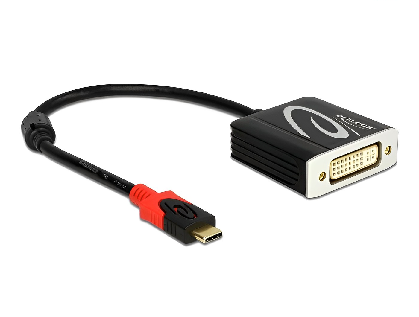 מתאם תצוגה USB-C לחיבור מסך DVI 4K תומך 30 הרץ - delock.israel