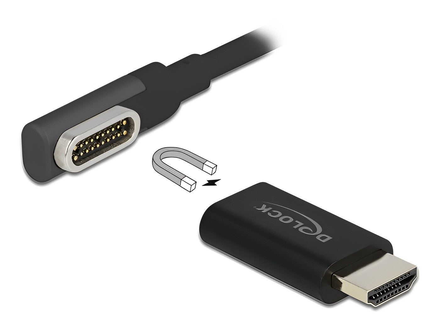 כבל תצוגה פריק תקע USB-C לתקע HDMI 4K תומך 60 הרץ - delock.israel