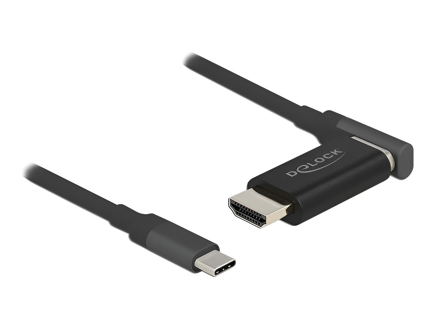 כבל תצוגה פריק תקע USB-C לתקע HDMI 4K תומך 60 הרץ - delock.israel