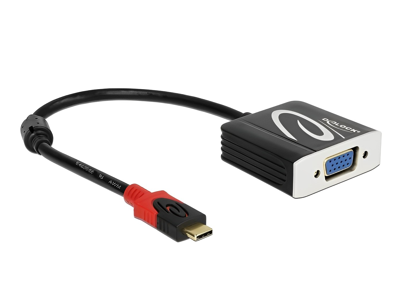 מתאם תצוגה USB-C לחיבור מסך VGA תומך 60 הרץ - delock.israel
