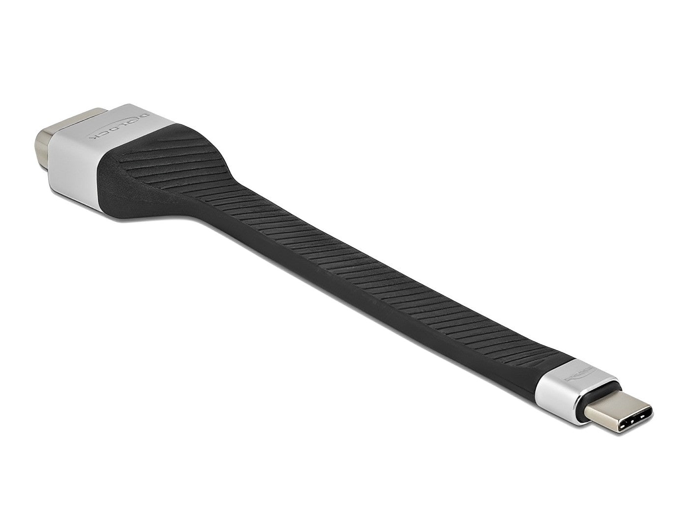 מתאם תצוגה שטוח תקע USB-C לשקע VGA 1080P תומך 60 הרץ - delock.israel