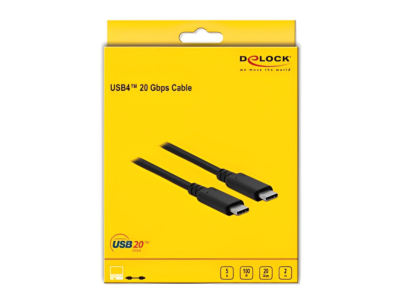 כבל Thunderbolt/USB4™ 4K Certified - delock.israel