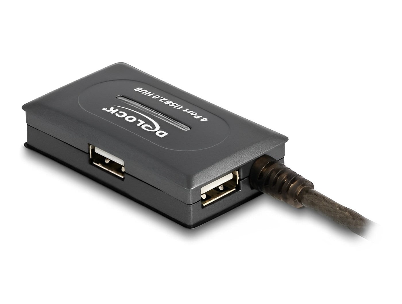 מפצל USB 2.0 אקטיבי עם 4 יציאות על כבל אורך 10 מטר - delock.israel