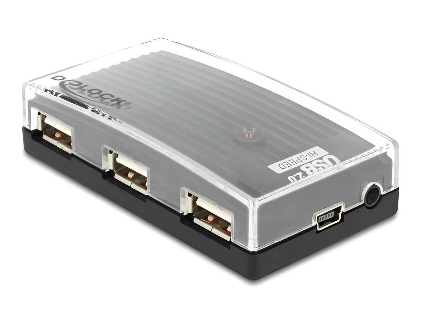 מפצל USB 2.0 אקטיבי עם 4 יציאות USB-A - delock.israel