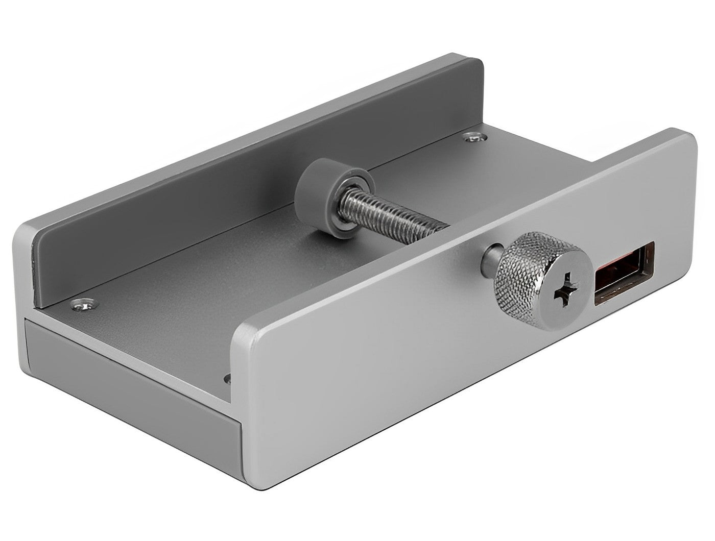 מפצל USB 3.0 5Gbps לתלייה על המסך עם 4 יציאות USB-A - delock.israel