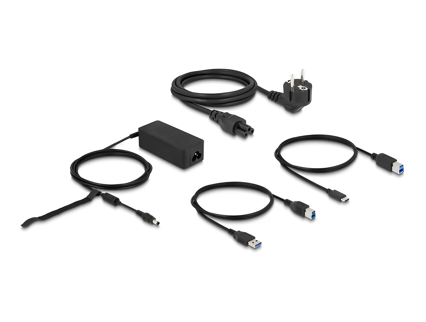 תחנת עגינה USB 3.2 Displaylink למחשב נייד עם חיבור ל- 2 מסכים DisplayPort 4K בו זמנית - delock.israel