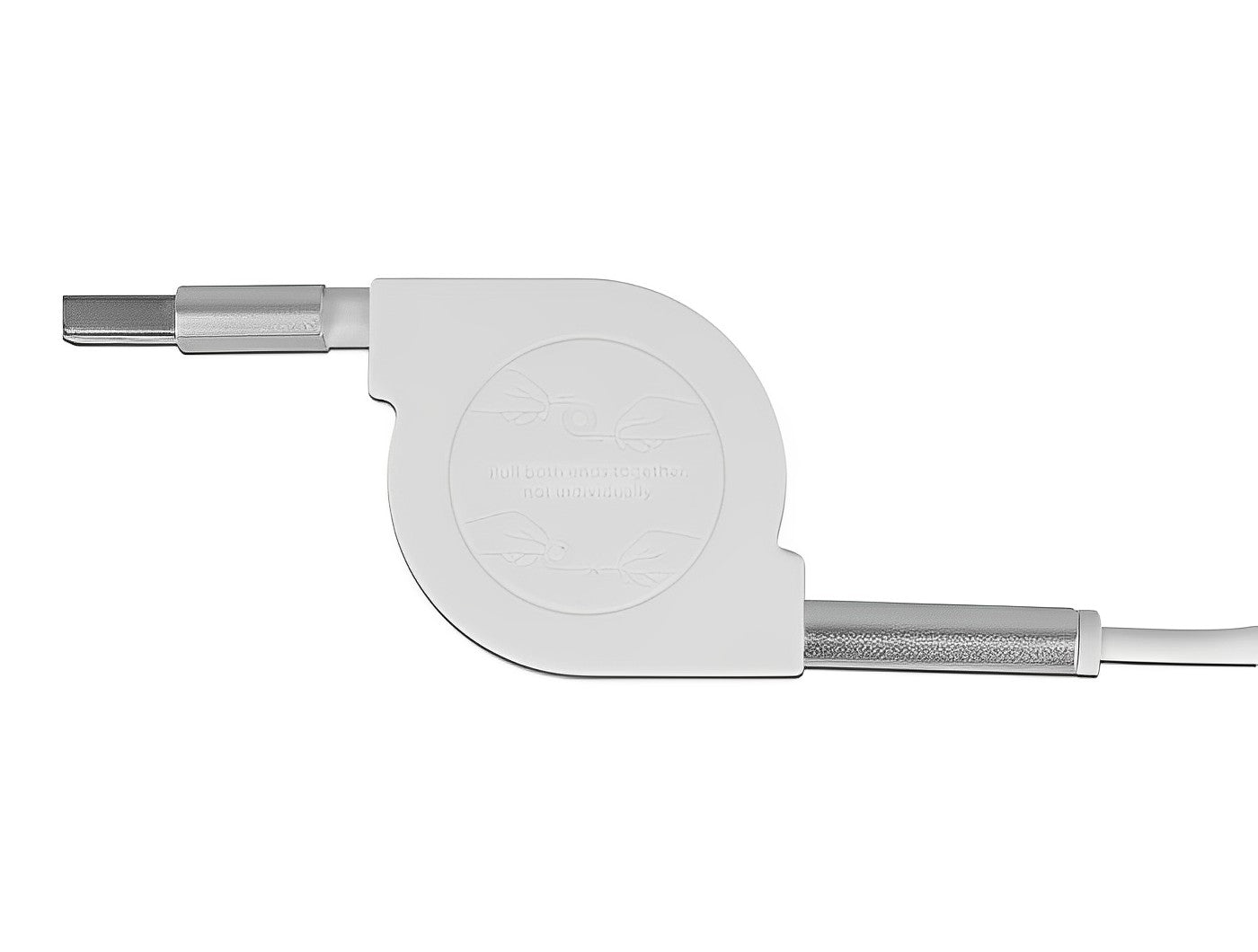 כבל טעינה נמתח תקע USB-A לתקע Lightning + מיקרו USB-C + USB - delock.israel