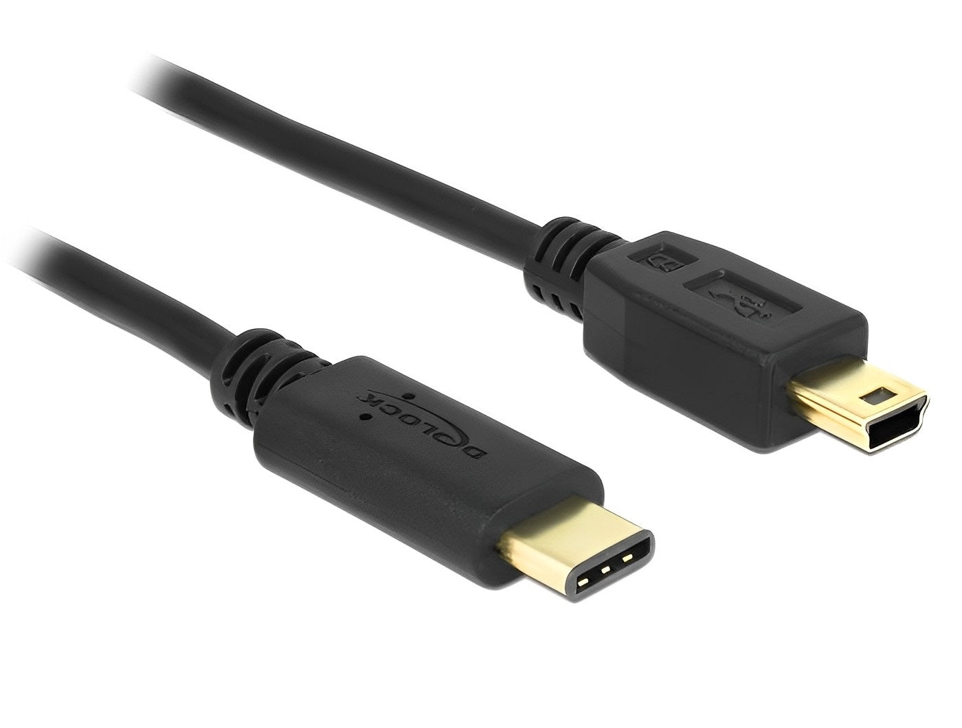 כבל USB 2.0 תקע USB-C לתקע USB Mini-B - delock.israel