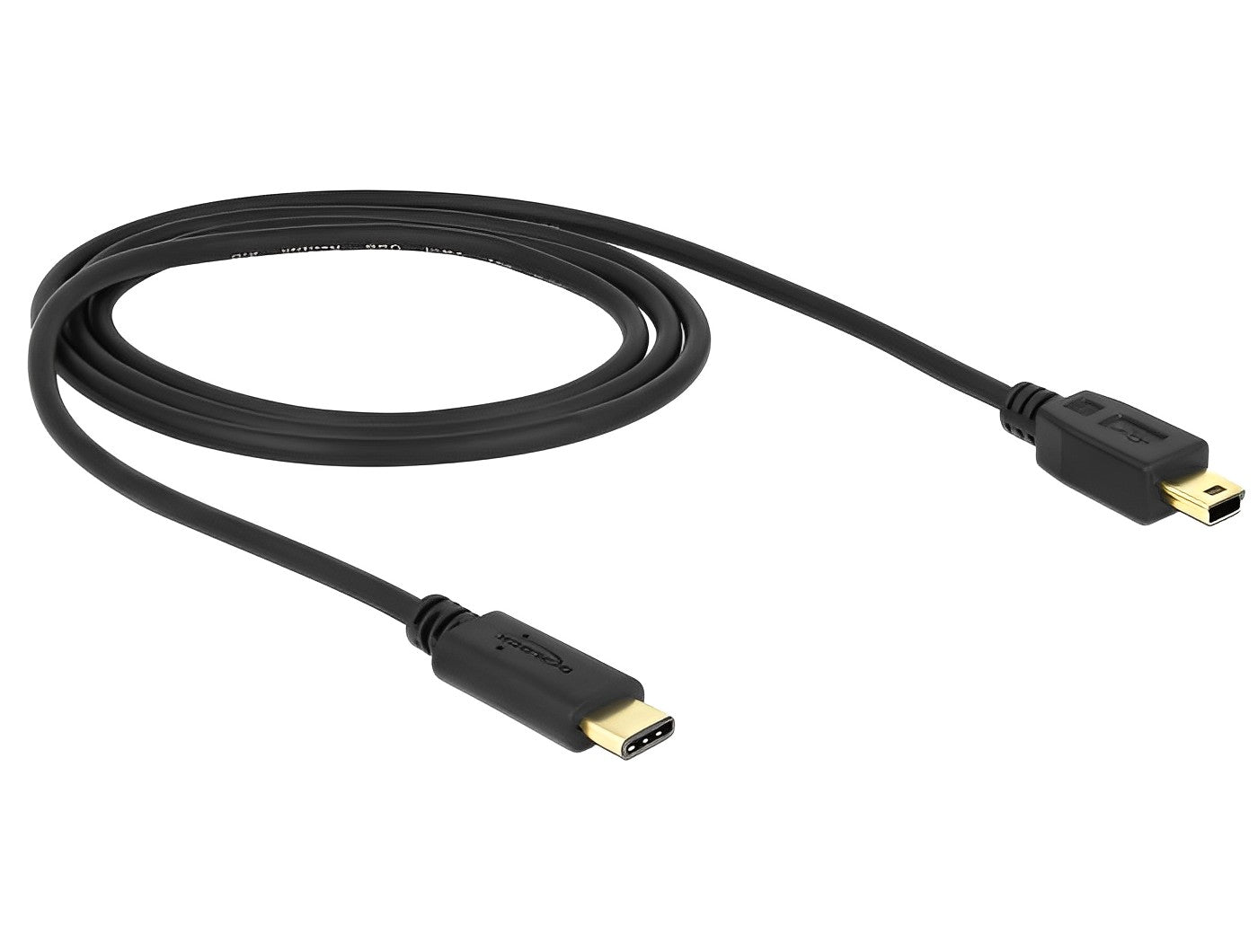 כבל USB 2.0 תקע USB-C לתקע USB Mini-B - delock.israel